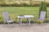 MX Gartenmöbel Amalfi Set 3tlg. Tisch 65/130x75cm